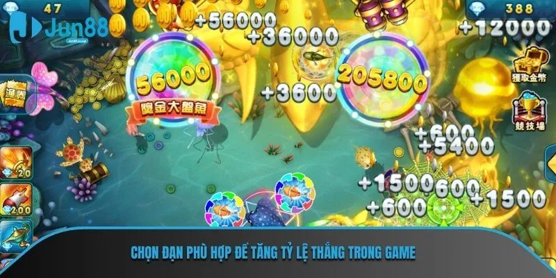 Chọn đạn phù hợp để tăng tỷ lệ thắng trong game