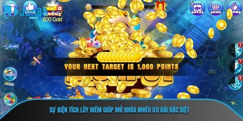 Sự kiện tích lũy điểm giúp mở khóa nhiều ưu đãi đặc biệt