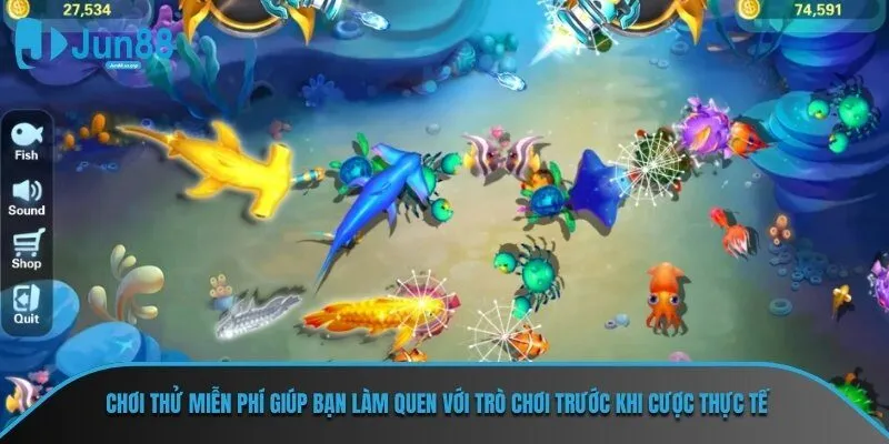 Chơi thử miễn phí giúp bạn làm quen với trò chơi trước khi cược thực tế