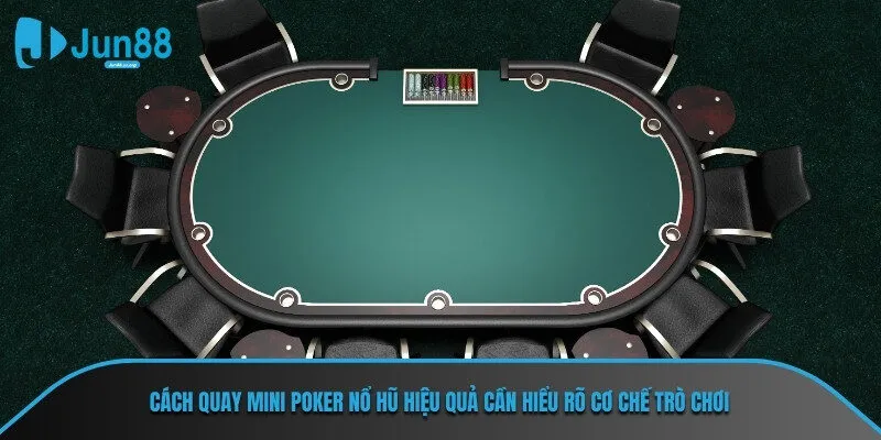 Cách quay mini poker nổ hũ hiệu quả cần hiểu rõ cơ chế trò chơi