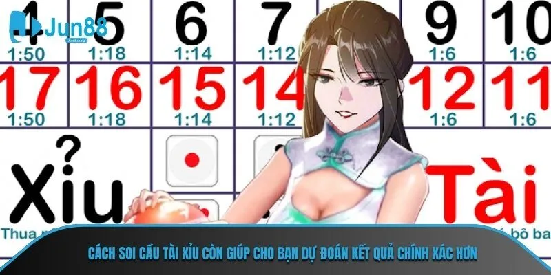 Cách soi cầu tài xỉu còn giúp cho bạn dự đoán kết quả chính xác hơn