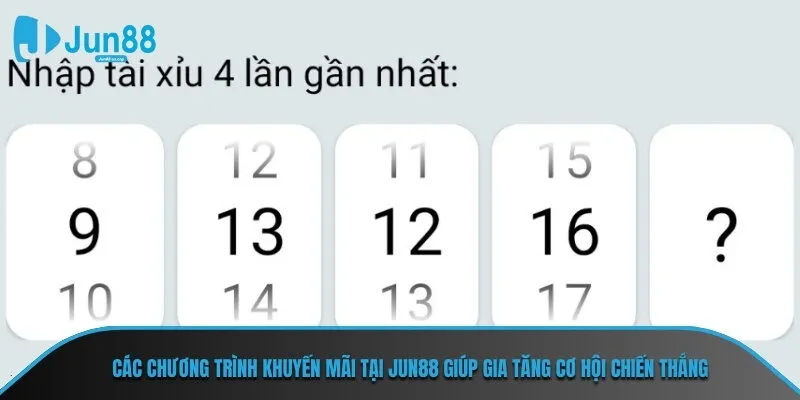 Các chương trình khuyến mãi tại JUN88 giúp gia tăng cơ hội chiến thắng